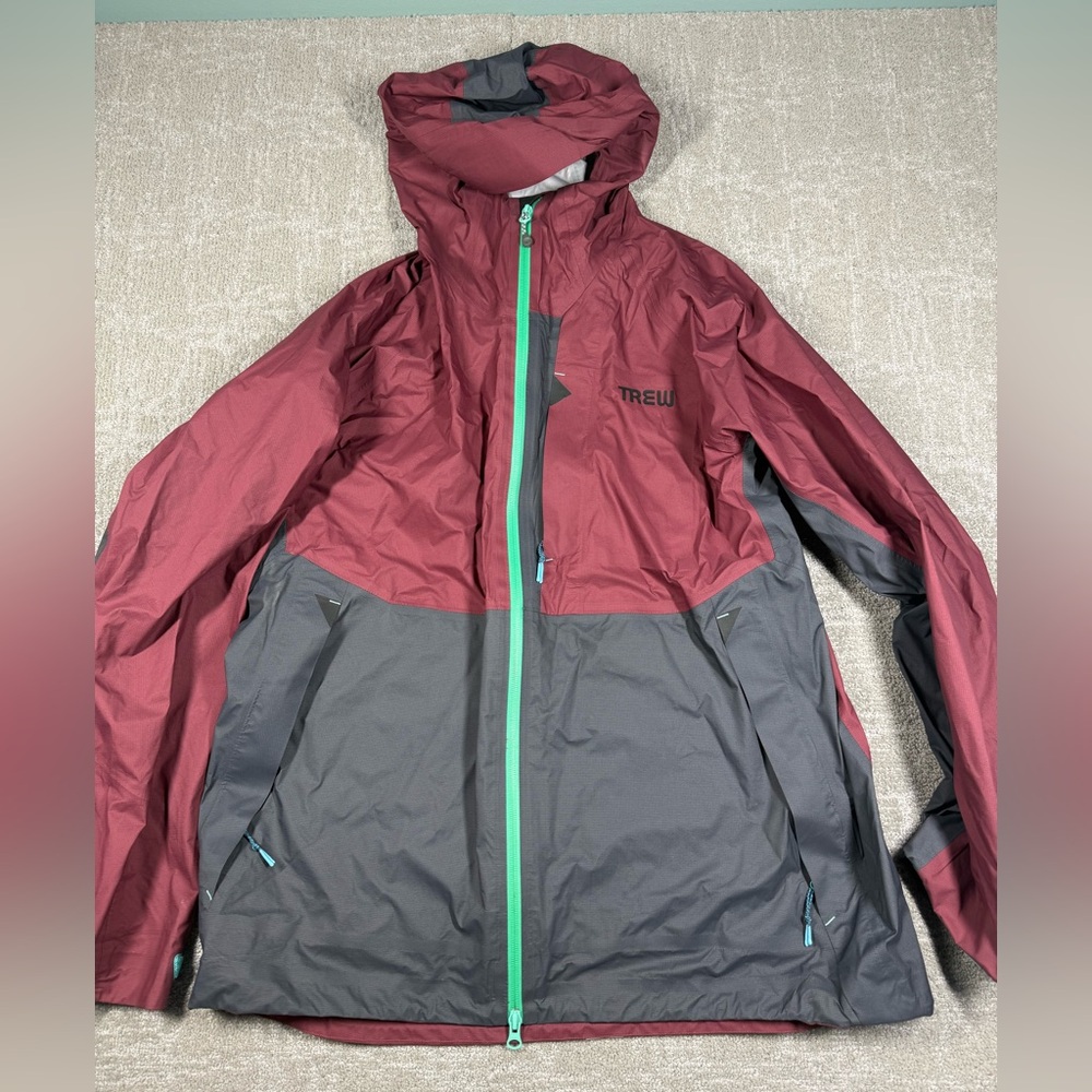 Trew BeWild Rain Waterproof Zip Up Vented Jacket Men Size XL